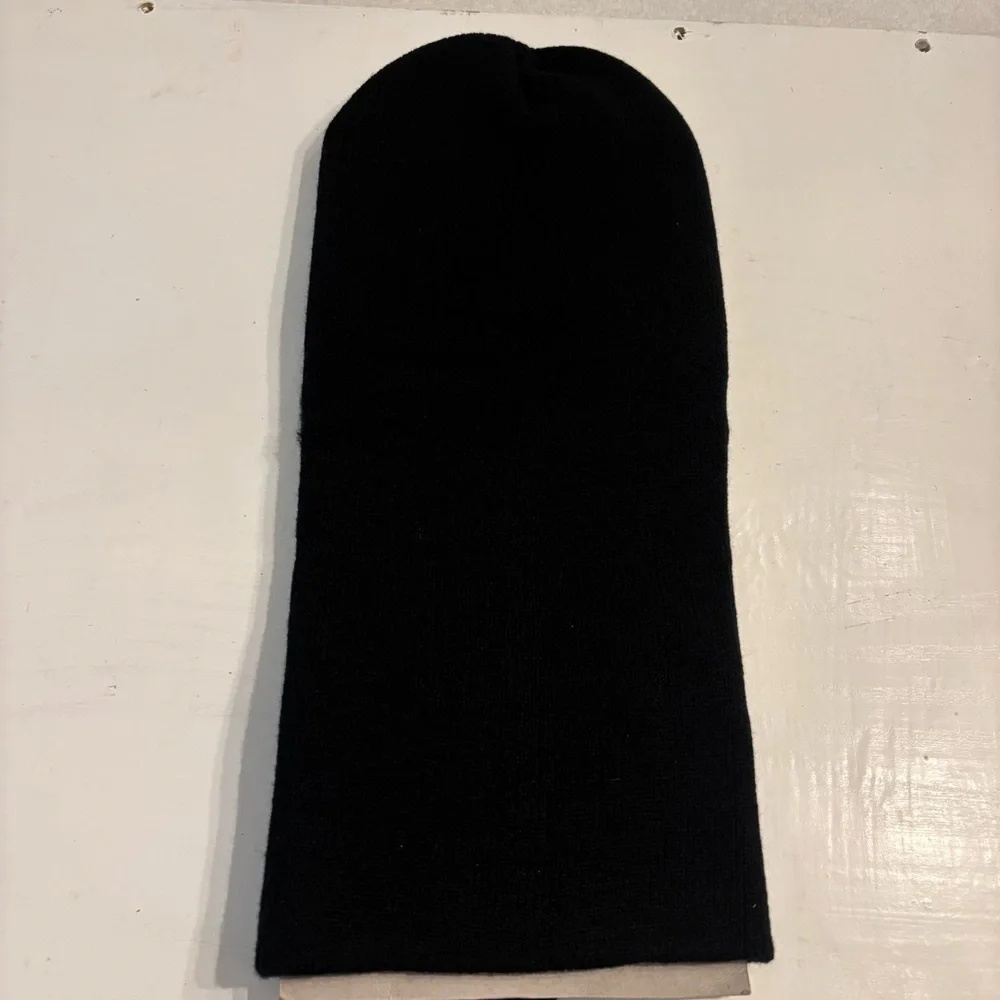 Black Winter Face Mask Balaclava Unisex One Size